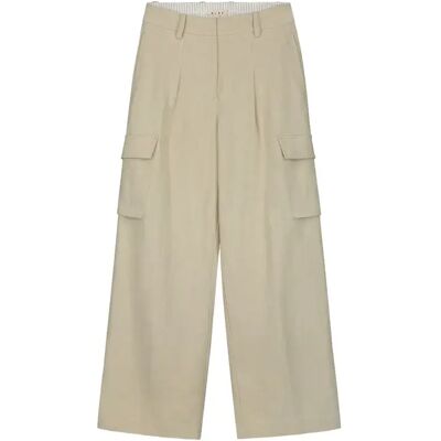 Linnen cargobroek Olaf Hussein Beige S Linnen cargobroek Olaf Hussein Beige S