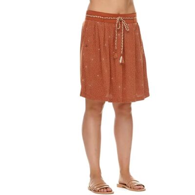 Vrouwenrok Ragwear Debbie Print Marron M Vrouwenrok Ragwear Debbie Print Marron M