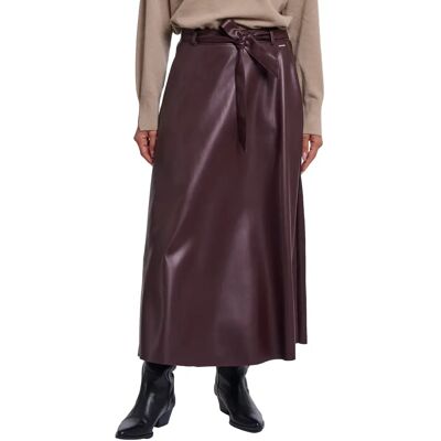 Lange damesrok Rino & Pelle Chelsea Marron 34 Lange damesrok Rino & Pelle Chelsea Marron 34