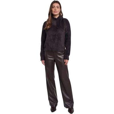 Pull met strik kraag vrouw Rino & Pelle Griselda Marron S Pull met strik kraag vrouw Rino & Pelle Griselda Marron S