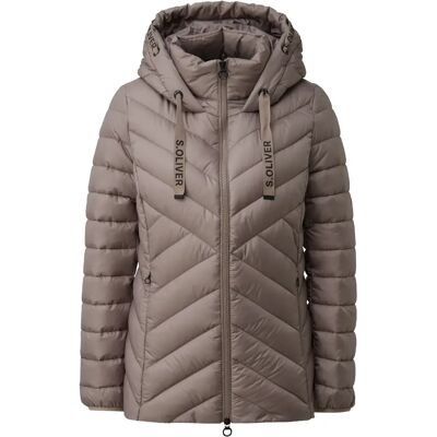 Lichtgewicht damesjack met capuchon s.Oliver Beige 32 Lichtgewicht damesjack met capuchon s.Oliver Beige 32