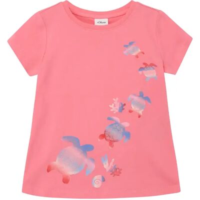Reversibel T-shirt met glitters voor meisjes s.Oliver Rose 6/7 jaar oud Reversibel T-shirt met glitters voor meisjes s.Oliver Rose 6/7 jaar oud