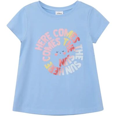 Reversibel T-shirt met glitters voor meisjes s.Oliver Bleu 6/7 jaar oud Reversibel T-shirt met glitters voor meisjes s.Oliver Bleu 6/7 jaar oud