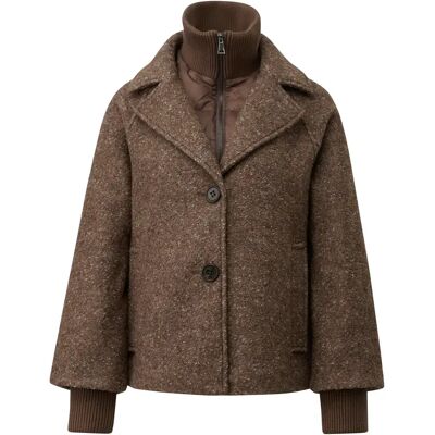 Hybride Bouclette Duster Vrouw s.Oliver Marron 46 Hybride Bouclette Duster Vrouw s.Oliver Marron 46
