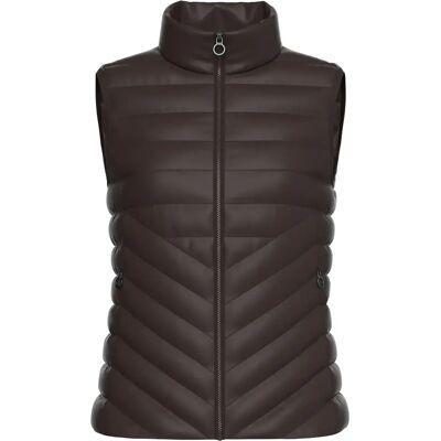 Mouwloos damesjack s.Oliver Marron 32 Mouwloos damesjack s.Oliver Marron 32