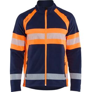 Hoge zichtbaarheid zip-up fleece Blaklader Bleu 2XL Hoge zichtbaarheid zip-up fleece Blaklader Bleu 2XL