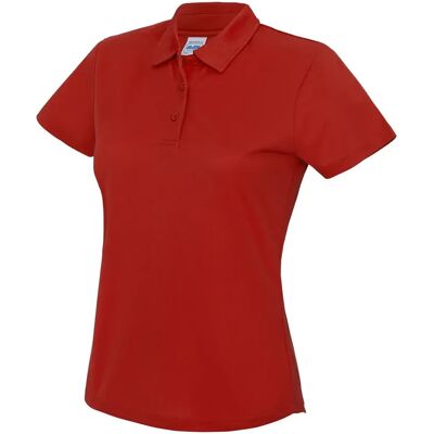 Damespolo Just Cool Cool Rouge XL Damespolo Just Cool Cool Rouge XL