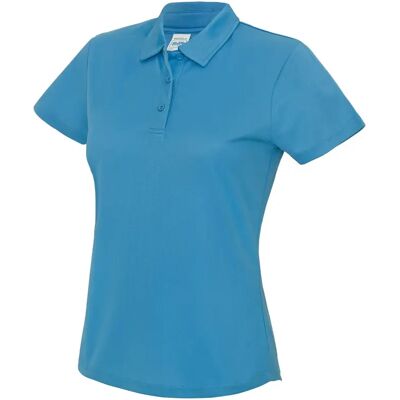 Damespolo Just Cool Cool Bleu XL Damespolo Just Cool Cool Bleu XL