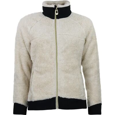 Damesfleece met rits Peak Mountain Coral Sherpa 300G Beige L Damesfleece met rits Peak Mountain Coral Sherpa 300G Beige L