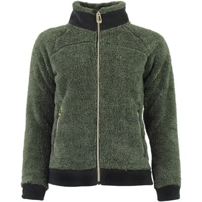 Damesfleece met rits Peak Mountain Coral Sherpa 300G Groen L Damesfleece met rits Peak Mountain Coral Sherpa 300G Groen L