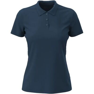 Damespolo Stedman Lux Bleu XL Damespolo Stedman Lux Bleu XL