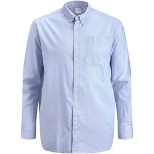 Grote maat shirt Jack & Jones Oxford (GT) Bleu 4XL Grote maat shirt Jack & Jones Oxford (GT) Bleu 4XL