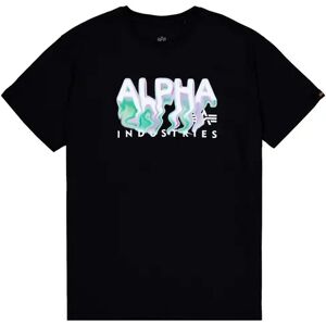 T-shirt Alpha Industries Nebula Noir L T-shirt Alpha Industries Nebula Noir L