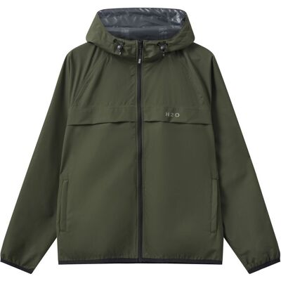 Waterdichte jas H2O Rømø LW Packable Groen XL Waterdichte jas H2O Rømø LW Packable Groen XL