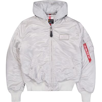 Jas Alpha Industries MA-1 ZH Back Print Grijs L Jas Alpha Industries MA-1 ZH Back Print Grijs L