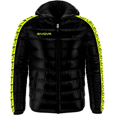 Geband jasje Givova Olanda Zwart 4XL Geband jasje Givova Olanda Zwart 4XL