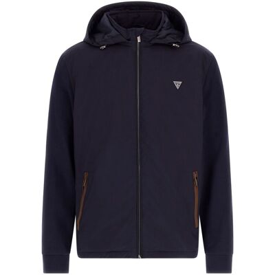 Waterdichte gebreide jas Guess Blauw XS Waterdichte gebreide jas Guess Blauw XS