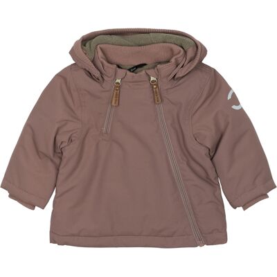 Baby jas met capuchon Mikk-Line Solid Bruin 3 jaar Baby jas met capuchon Mikk-Line Solid Bruin 3 jaar