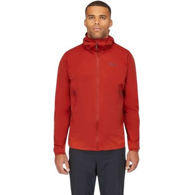 Waterdichte jas Rab Kinetic 2.0 Rood M Waterdichte jas Rab Kinetic 2.0 Rood M