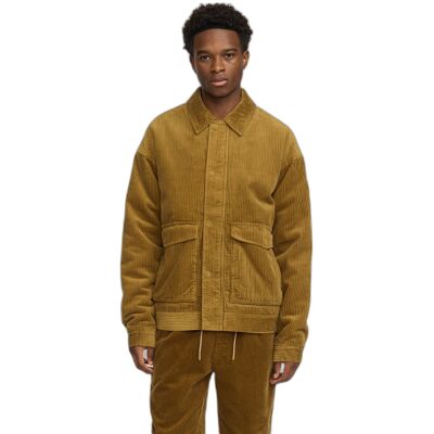 Gestepte corduroy jas Revolution Marron M Gestepte corduroy jas Revolution Marron M