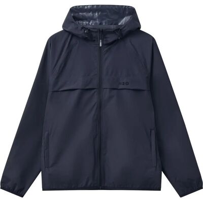 Waterdichte jas H2O Rømø LW Packable Bleu XL Waterdichte jas H2O Rømø LW Packable Bleu XL