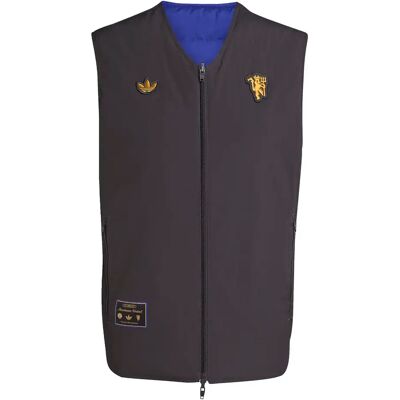 Adidas Manchester United waterdichte mouwloze jas Icon Noir M Adidas Manchester United waterdichte mouwloze jas Icon Noir M