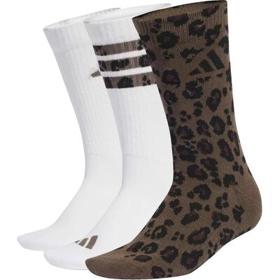 Sokken adidas Leo Graphic (x3) Marron 40/42 Sokken adidas Leo Graphic (x3) Marron 40/42