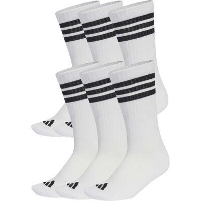 Sokken adidas 3-Stripes Essentials (x6) Blanc 34/36 Sokken adidas 3-Stripes Essentials (x6) Blanc 34/36