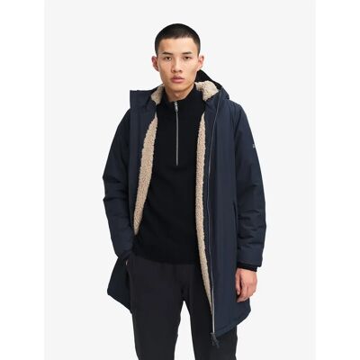 Waterdichte jas met capuchon Aigle Warm90+ Bleu XL Waterdichte jas met capuchon Aigle Warm90+ Bleu XL