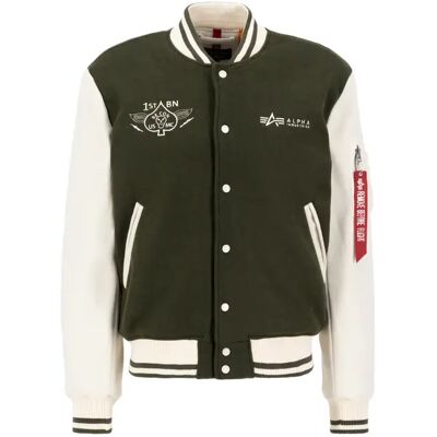 Jas Alpha Industries Varsity Air Force Vert L Jas Alpha Industries Varsity Air Force Vert L