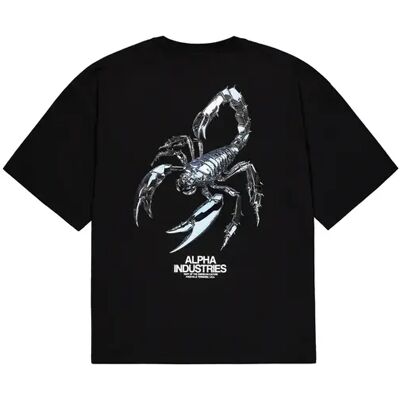 T-shirt Alpha Industries Scorpion Cyborg Noir M T-shirt Alpha Industries Scorpion Cyborg Noir M