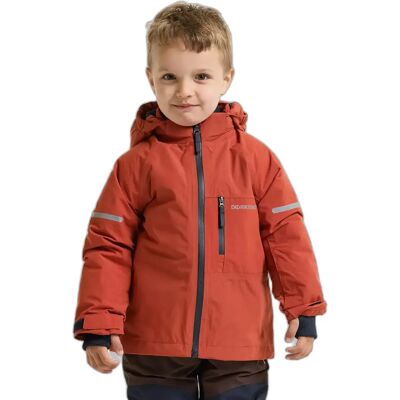Baby waterdichte jas met capuchon Didriksons Falken 2 Rouge 1 an Baby waterdichte jas met capuchon Didriksons Falken 2 Rouge 1 an
