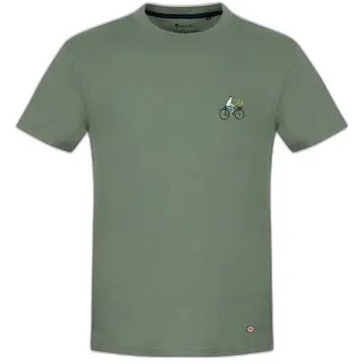 Katoenen T-shirt Faguo Arcy Vert M Katoenen T-shirt Faguo Arcy Vert M