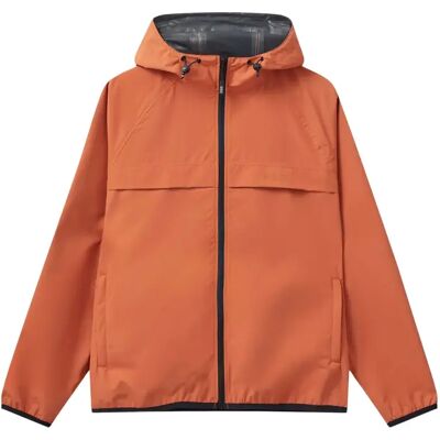 Lange waterdichte jas H2O Rømø Logo LW Packable Jaune XS Lange waterdichte jas H2O Rømø Logo LW Packable Jaune XS