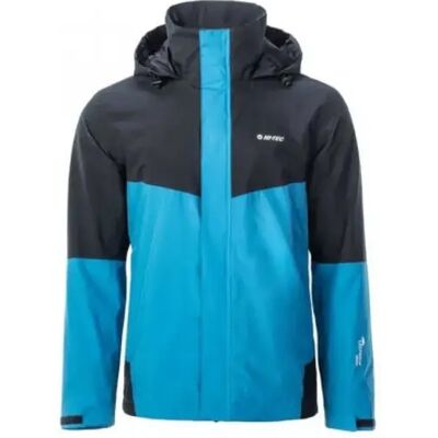 Waterdichte jas Hi-Tec Teodoro Bleu 2XL Waterdichte jas Hi-Tec Teodoro Bleu 2XL