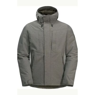 Waterdichte jas Jack Wolfskin Snowy Park Gris XL Waterdichte jas Jack Wolfskin Snowy Park Gris XL