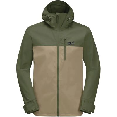 Waterdichte jas Jack Wolfskin Desert Wind Vert 2XL Waterdichte jas Jack Wolfskin Desert Wind Vert 2XL