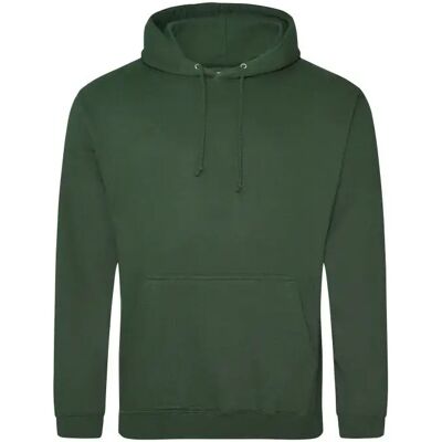 Hoodie Just Hoods College Vert 2XL Hoodie Just Hoods College Vert 2XL