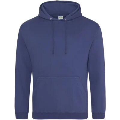 Hoodie Just Hoods College Bleu 2XL Hoodie Just Hoods College Bleu 2XL