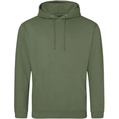 Hoodie Just Hoods College Vert 2XL Hoodie Just Hoods College Vert 2XL