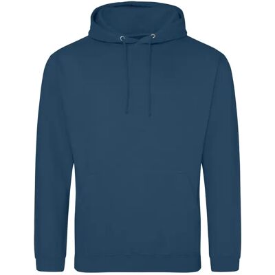 Hoodie Just Hoods College Bleu 2XL Hoodie Just Hoods College Bleu 2XL