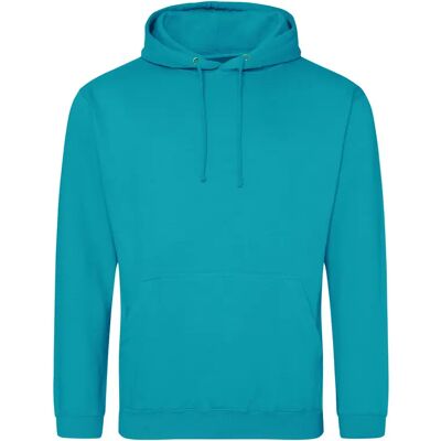 Hoodie Just Hoods College Bleu 2XL Hoodie Just Hoods College Bleu 2XL