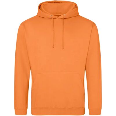 Hoodie Just Hoods College Orange 2XL Hoodie Just Hoods College Orange 2XL