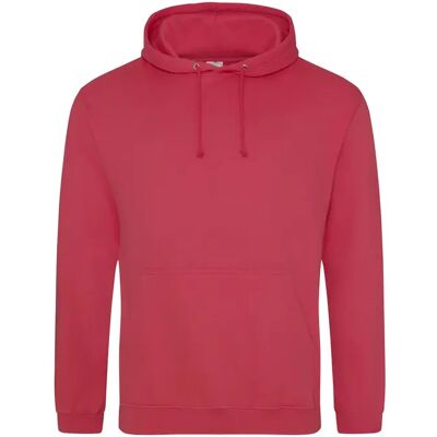 AWDis Just Hoods Sweat College Hoodie - 2XL - Roze AWDis Just Hoods Sweat College Hoodie - 2XL - Roze