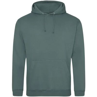 Hoodie Just Hoods College Vert 2XL Hoodie Just Hoods College Vert 2XL