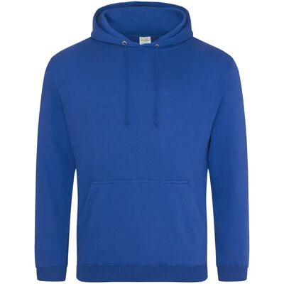 Hoodie Just Hoods College Bleu 2XL Hoodie Just Hoods College Bleu 2XL
