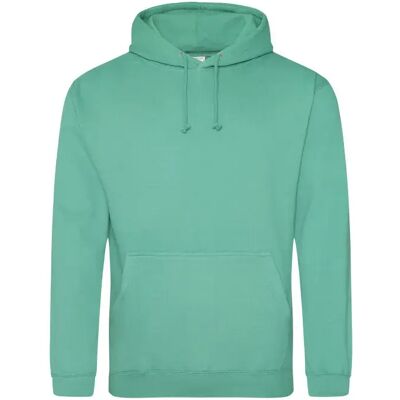 Hoodie Just Hoods College Vert 2XL Hoodie Just Hoods College Vert 2XL