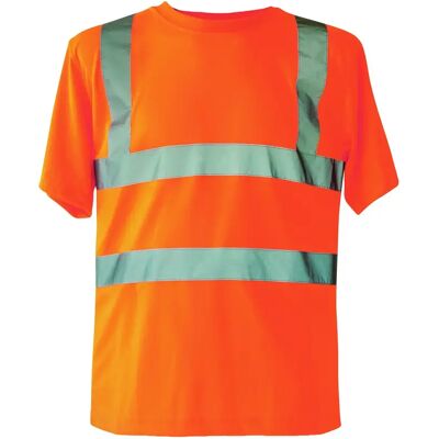 T-shirt veiligheid Korntex Cordoba Orange M T-shirt veiligheid Korntex Cordoba Orange M