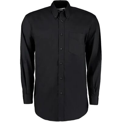 Shirt met lange mouwen Kustom Kit Premium Oxford Classic Fit Noir M Shirt met lange mouwen Kustom Kit Premium Oxford Classic Fit Noir M