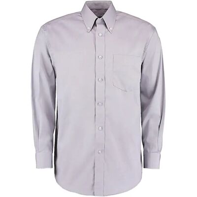 Shirt met lange mouwen Kustom Kit Premium Oxford Classic Fit Gris 2XL Shirt met lange mouwen Kustom Kit Premium Oxford Classic Fit Gris 2XL